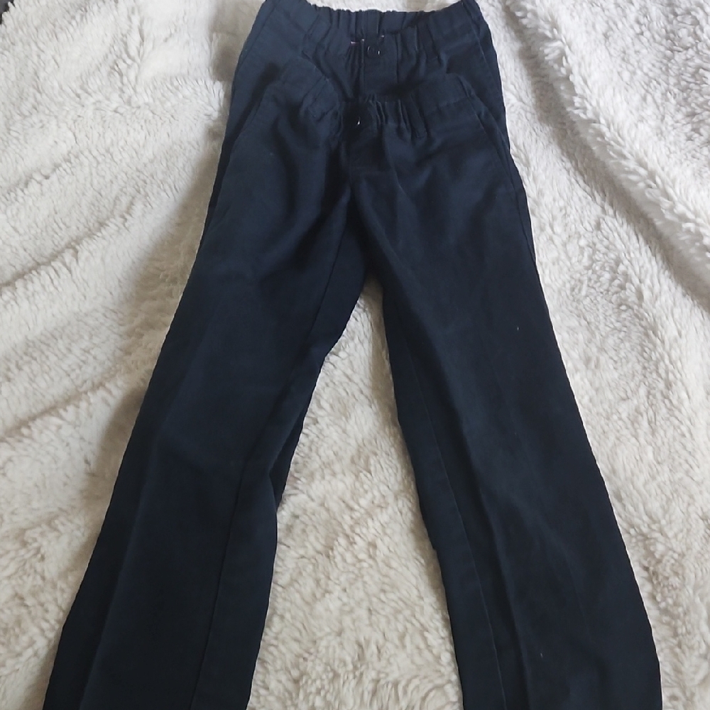School Uniform Girls Elastic Waist Pull-On Chino Pants